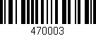 Código de barras (EAN, GTIN, SKU, ISBN): '470003'