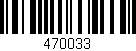 Código de barras (EAN, GTIN, SKU, ISBN): '470033'