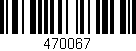 Código de barras (EAN, GTIN, SKU, ISBN): '470067'