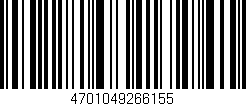 Código de barras (EAN, GTIN, SKU, ISBN): '4701049266155'