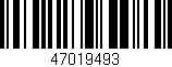 Código de barras (EAN, GTIN, SKU, ISBN): '47019493'