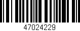 Código de barras (EAN, GTIN, SKU, ISBN): '47024229'
