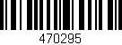 Código de barras (EAN, GTIN, SKU, ISBN): '470295'