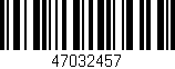 Código de barras (EAN, GTIN, SKU, ISBN): '47032457'