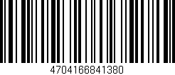 Código de barras (EAN, GTIN, SKU, ISBN): '4704166841380'