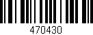 Código de barras (EAN, GTIN, SKU, ISBN): '470430'