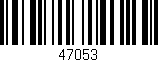 Código de barras (EAN, GTIN, SKU, ISBN): '47053'