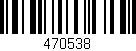 Código de barras (EAN, GTIN, SKU, ISBN): '470538'