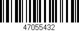 Código de barras (EAN, GTIN, SKU, ISBN): '47055432'