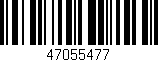 Código de barras (EAN, GTIN, SKU, ISBN): '47055477'