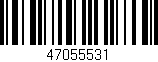 Código de barras (EAN, GTIN, SKU, ISBN): '47055531'