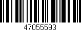 Código de barras (EAN, GTIN, SKU, ISBN): '47055593'