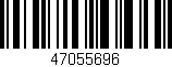 Código de barras (EAN, GTIN, SKU, ISBN): '47055696'