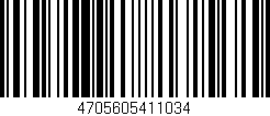 Código de barras (EAN, GTIN, SKU, ISBN): '4705605411034'