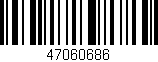 Código de barras (EAN, GTIN, SKU, ISBN): '47060686'