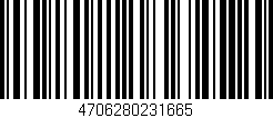 Código de barras (EAN, GTIN, SKU, ISBN): '4706280231665'