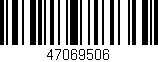 Código de barras (EAN, GTIN, SKU, ISBN): '47069506'