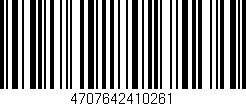 Código de barras (EAN, GTIN, SKU, ISBN): '4707642410261'