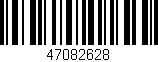 Código de barras (EAN, GTIN, SKU, ISBN): '47082628'