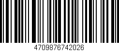 Código de barras (EAN, GTIN, SKU, ISBN): '4709876742026'