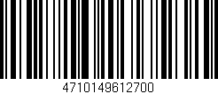 Código de barras (EAN, GTIN, SKU, ISBN): '4710149612700'