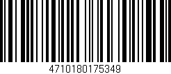 Código de barras (EAN, GTIN, SKU, ISBN): '4710180175349'