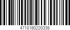 Código de barras (EAN, GTIN, SKU, ISBN): '4710180220339'
