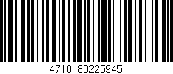 Código de barras (EAN, GTIN, SKU, ISBN): '4710180225945'