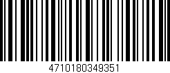 Código de barras (EAN, GTIN, SKU, ISBN): '4710180349351'