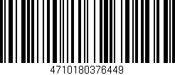 Código de barras (EAN, GTIN, SKU, ISBN): '4710180376449'