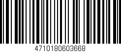 Código de barras (EAN, GTIN, SKU, ISBN): '4710180603668'