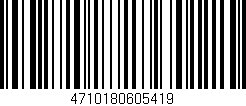 Código de barras (EAN, GTIN, SKU, ISBN): '4710180605419'