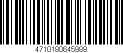 Código de barras (EAN, GTIN, SKU, ISBN): '4710180645989'