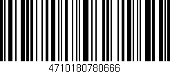 Código de barras (EAN, GTIN, SKU, ISBN): '4710180780666'