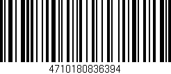 Código de barras (EAN, GTIN, SKU, ISBN): '4710180836394'
