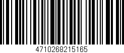 Código de barras (EAN, GTIN, SKU, ISBN): '4710268215165'