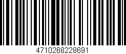 Código de barras (EAN, GTIN, SKU, ISBN): '4710268228691'