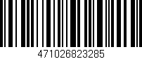 Código de barras (EAN, GTIN, SKU, ISBN): '471026823285'