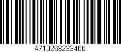Código de barras (EAN, GTIN, SKU, ISBN): '4710268233466'