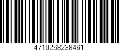 Código de barras (EAN, GTIN, SKU, ISBN): '4710268238461'