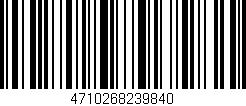 Código de barras (EAN, GTIN, SKU, ISBN): '4710268239840'