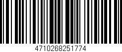 Código de barras (EAN, GTIN, SKU, ISBN): '4710268251774'