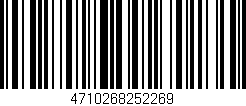 Código de barras (EAN, GTIN, SKU, ISBN): '4710268252269'