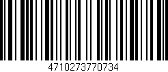 Código de barras (EAN, GTIN, SKU, ISBN): '4710273770734'
