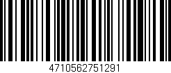 Código de barras (EAN, GTIN, SKU, ISBN): '4710562751291'