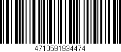 Código de barras (EAN, GTIN, SKU, ISBN): '4710591934474'