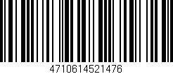 Código de barras (EAN, GTIN, SKU, ISBN): '4710614521476'