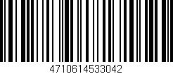 Código de barras (EAN, GTIN, SKU, ISBN): '4710614533042'