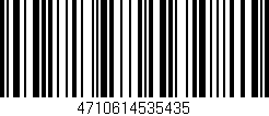 Código de barras (EAN, GTIN, SKU, ISBN): '4710614535435'