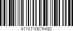 Código de barras (EAN, GTIN, SKU, ISBN): '4710710676490'